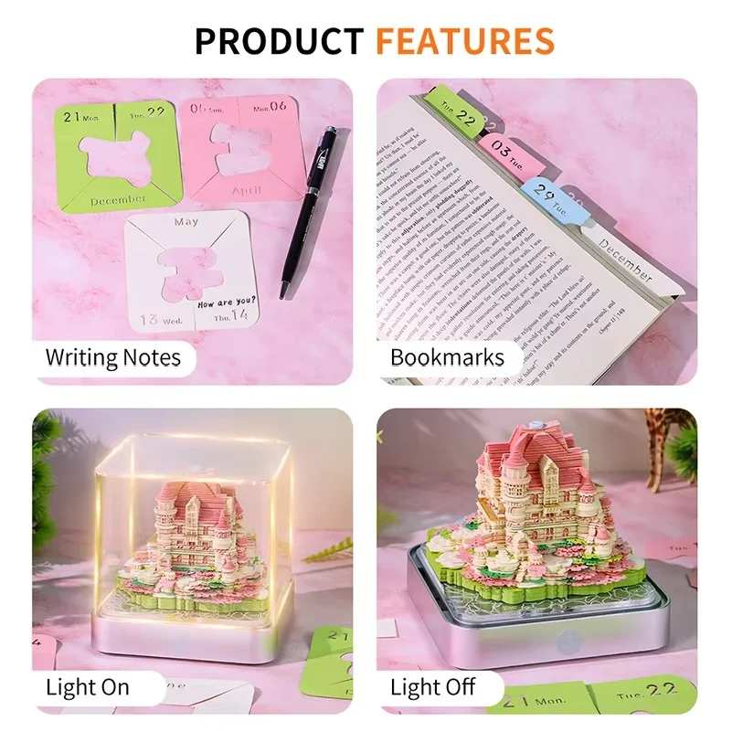 Desktop Calendar With LED Ligh - Lighting Christmas Decor recension och pris