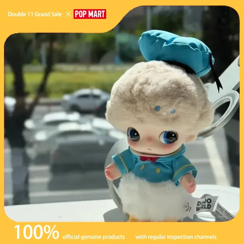 

Genuine Pop Mart Dimoo World Disney Series Vinyl Face Plush Keychain Blind Box Birthday Gifts For Girls Trendy Toys Figure
