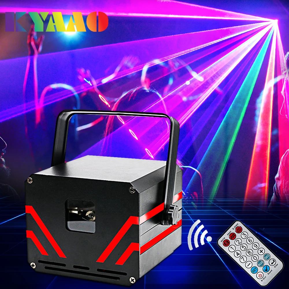 

НОВИНКА! Диско Лазер Rgb 3 Вт Дистанционный Портативный Алюминиевый Dj Club Dmx Безопасный Сильный Луч 3D Анимационный Проектор Крытый Танцевальный Вечерние Светильники