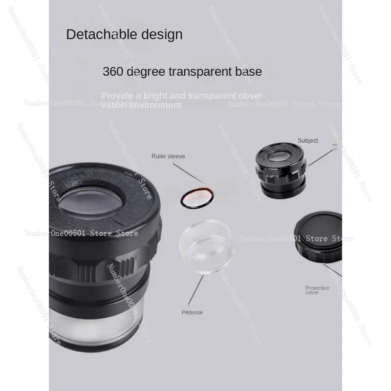 Magnifying Glass 1983-10 2016-15 2055-20 2037-30X Scale Microscope