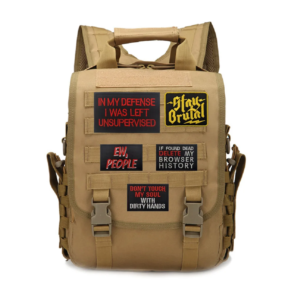 Parche bordado árbol para mochila táctica outdoor - imagen 5