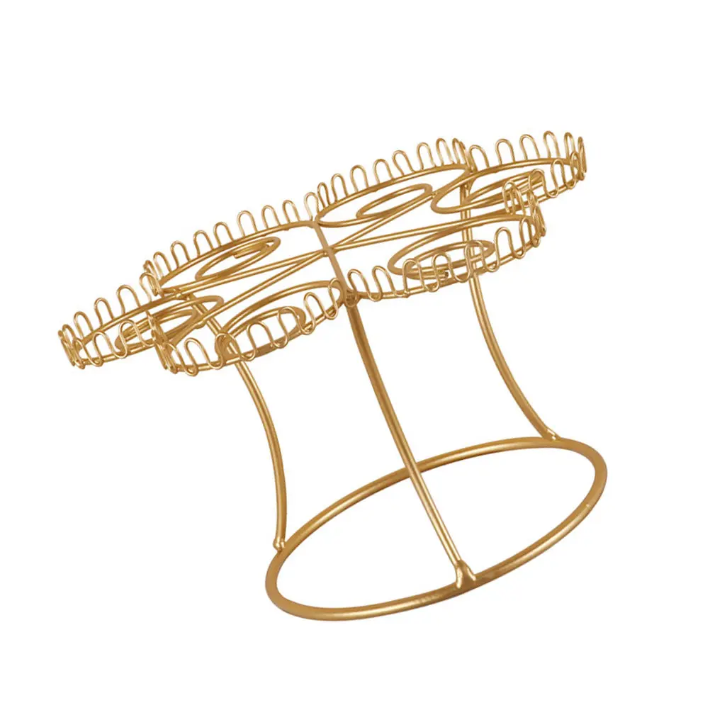 1Pcs 6-Slot Ice Cream Cone Display Rack Premium Metal Build Flat Stable Base for Kids DIY Toppings Dessert Shops Ice Cream Cone