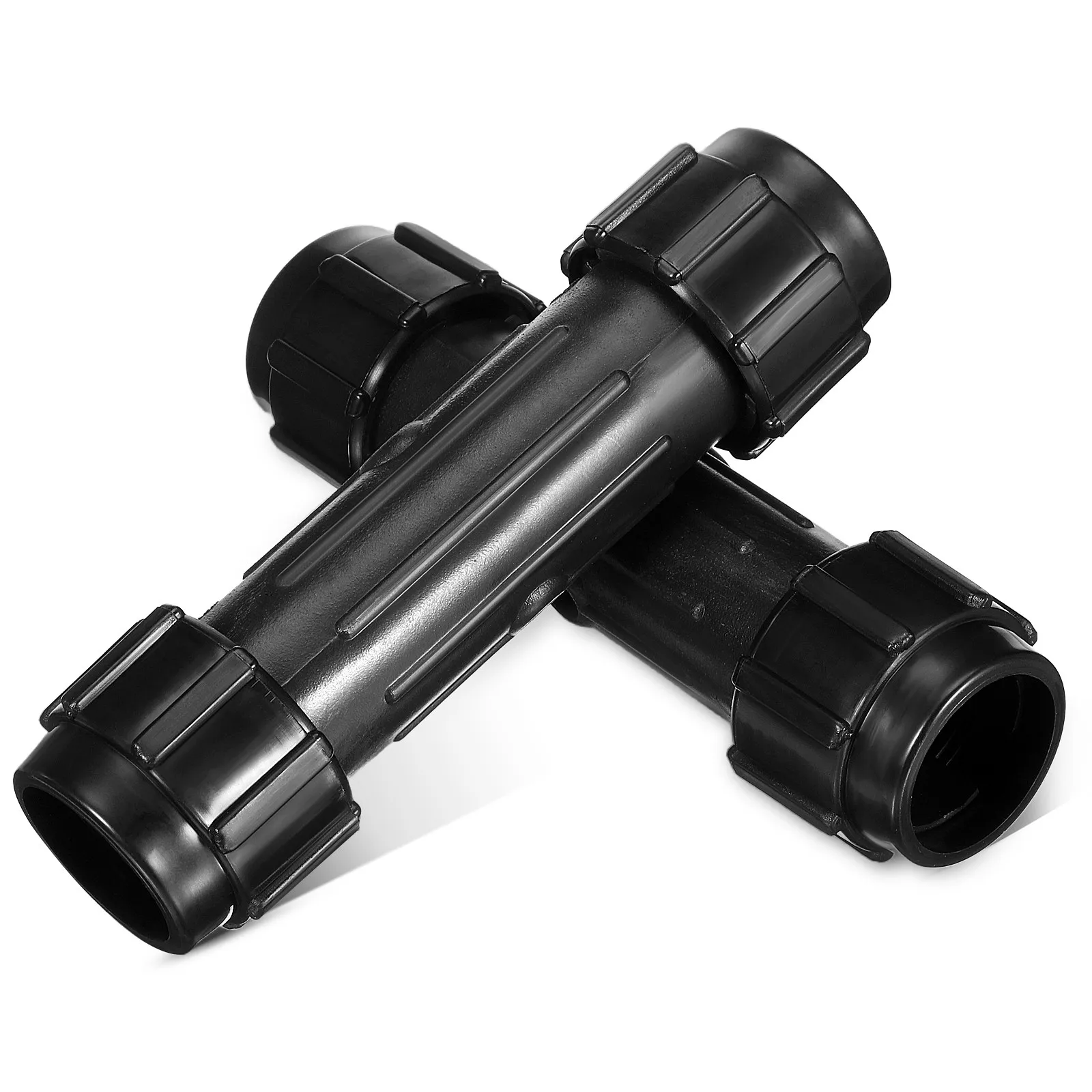 2Pcs Paddle Connector ABS Plastic Thickened Design Smooth Grip Screw Joint for Aluminum Oars Kayak Canoe Inflatable Boat