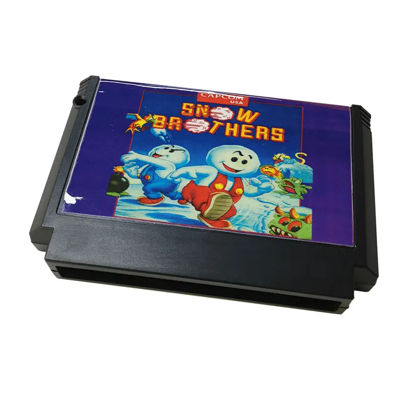 Snowbrothers Cartucho De Jogo Para 8 Bit Video Game Console