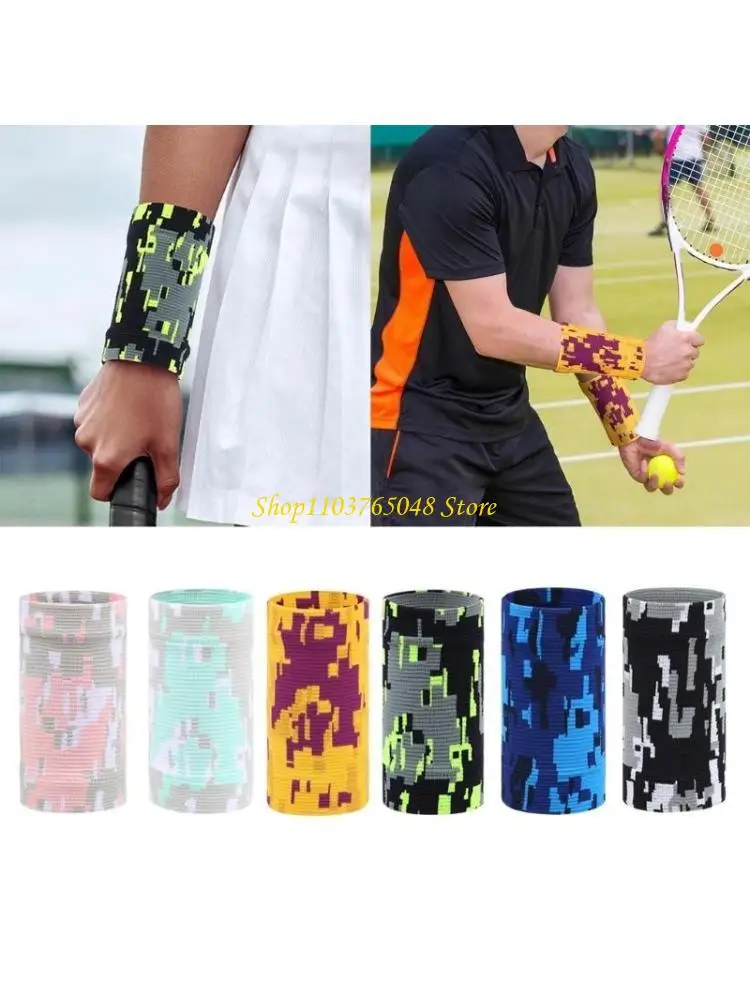 R53E Support Wrap Gym Wristband Sports Sweatband Handband Wrist Sports Wristband Sweatband Gym Yoga Wrist Support Sweatband