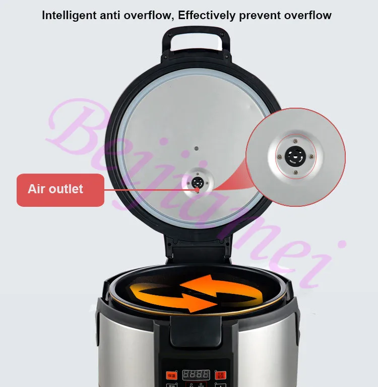 16L 12L toko teh susu otomatis sagu Taro bola mutiara panci masak listrik tapioka mutiara bola kompor mesin mendidih