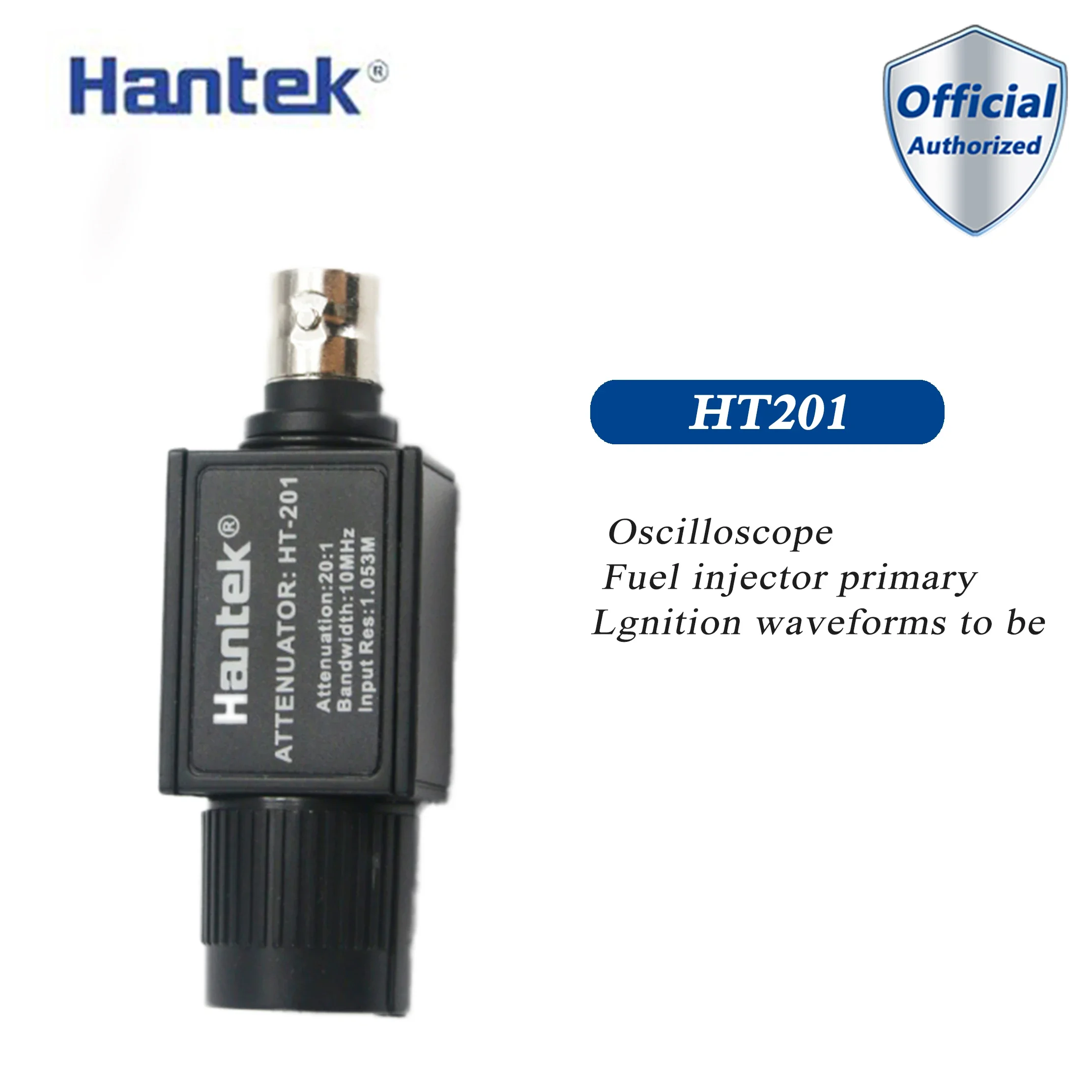 Hantek Official HT201 20:1 10Mhz Oscilloscope Attenuator for Automotive Diagnostics Use Only