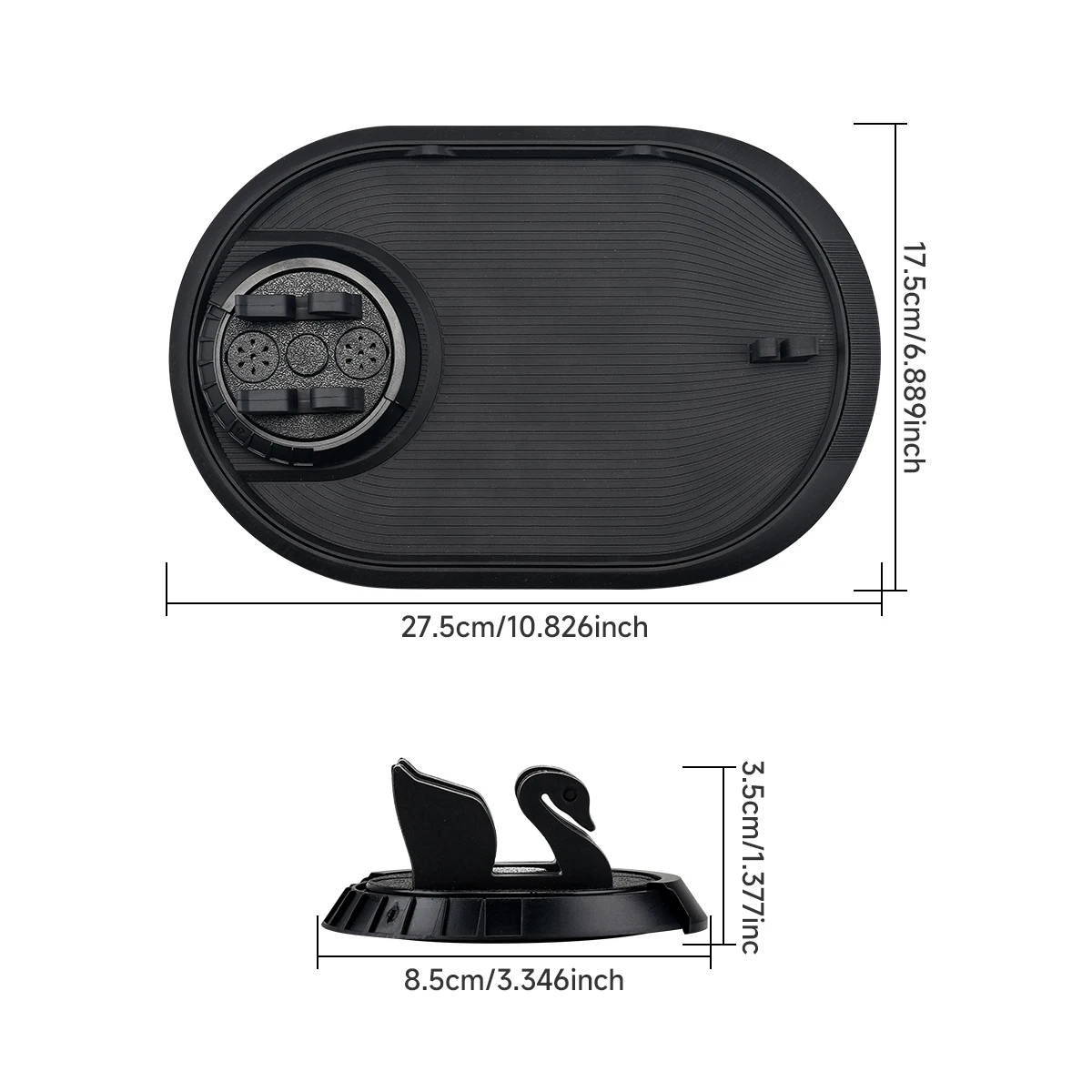Multi-Function Car Anti-Slip Mat Auto Phone Holder Non Slip Dash Phone Mount Silicone Dashboard Car Pad Mat Car Assecories
