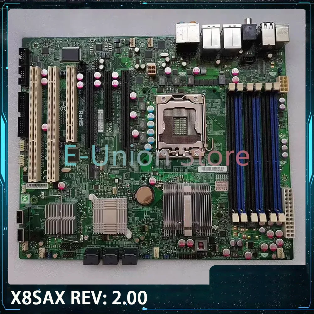 Industrial Control Motherboard X8SAX REV: 2.00 Single Channel X58 1366Pin Interface DDR3/DDR4