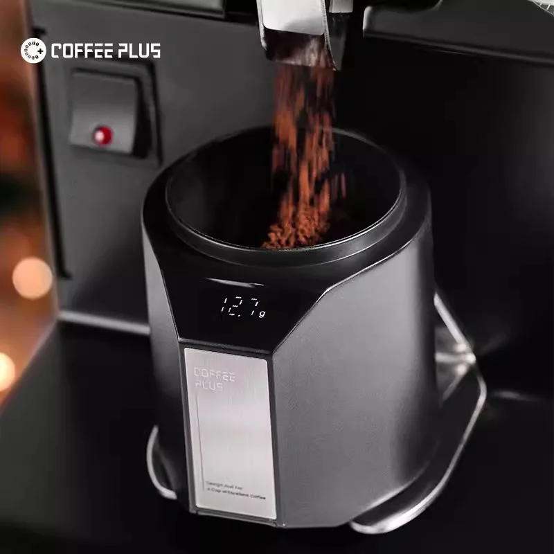 Elektrische Kaffee Dosierung Pulver Skala Wiegen Tasse Pulver Behälter mit Elektronische Waage Kaffee Pulver Skala Tasse Kaffee Werkzeug