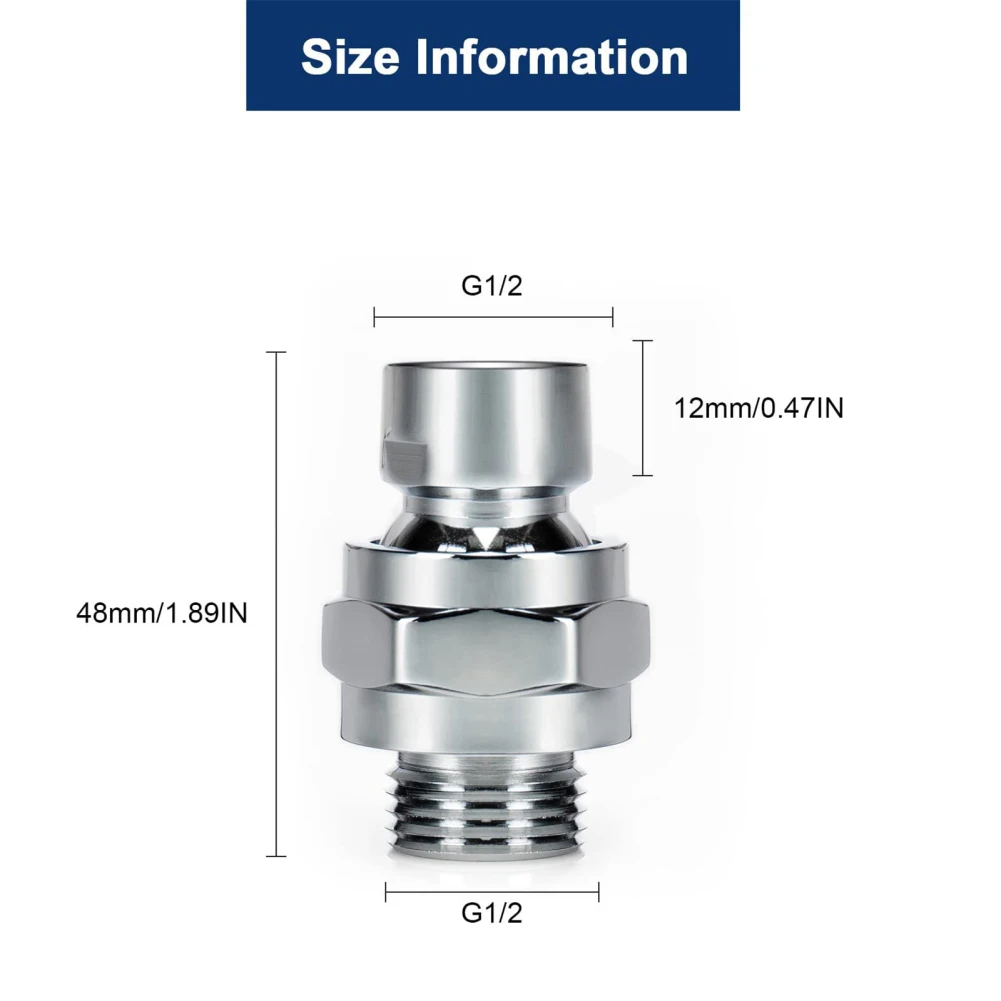 Dusch kopf schwenkbarer Kugel adapter Universal verbinder gelenk für feste hand gehaltene Regen dusch köpfe Verlängerung komponente