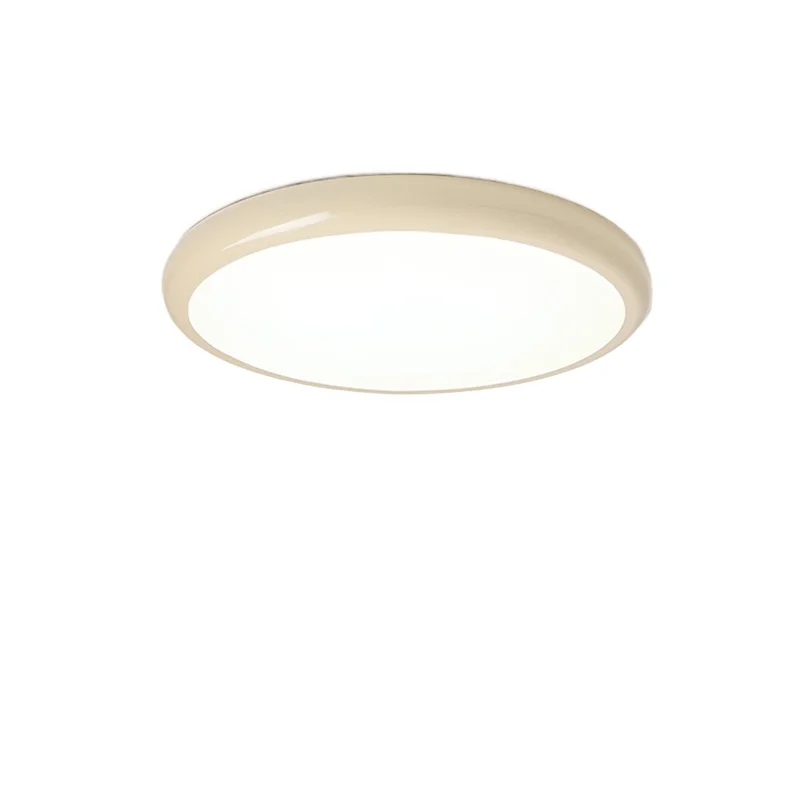 

spectrum eye protection Nordic modern cream style bedroom ceiling light, round simple ins study light