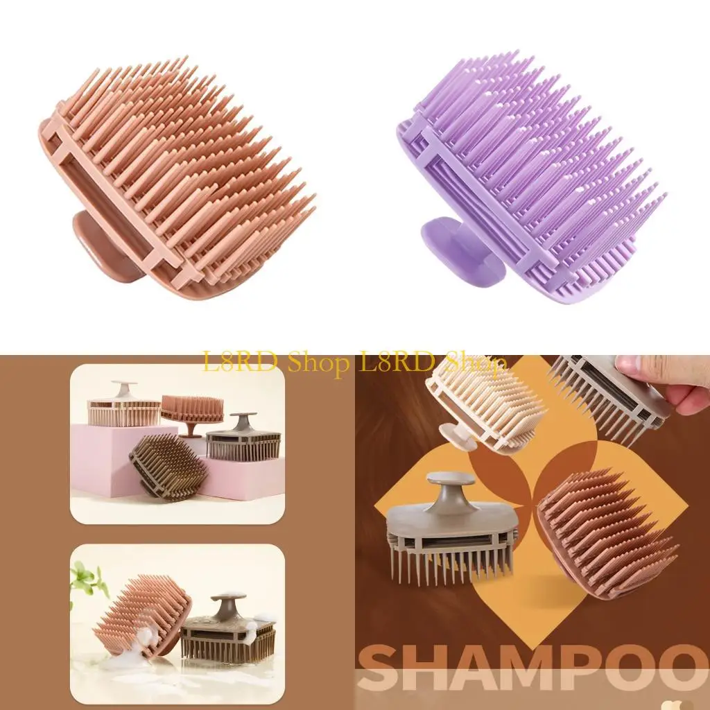 

Квадратная щетка для душа L8RD для эффективного контроля перхоти и расслабления кожи головы