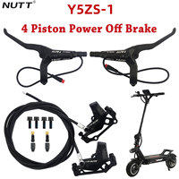 NUTT Y5ZS 4 Piston Hydraulic Disc Brake Scooter eBike Brake for Dualtron Victor Luxury T11 FLJ T113 Speedway 4 Ultron T108