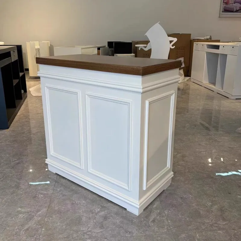 طاولة طعام استقبال فاخرة، صالون تجميل، صالون تجميل حديث، استقبال مكتب أسنان الأظافر