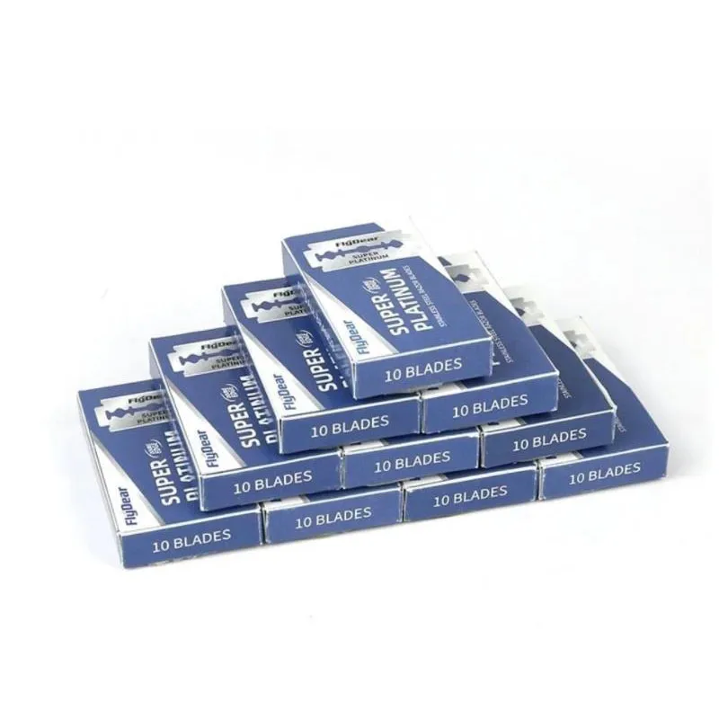 10/50/100/130PCS Razor Blades For Double Edge Razor,Stainless Steel Blades Used for Folding Knife with Shaving & Hair Removal