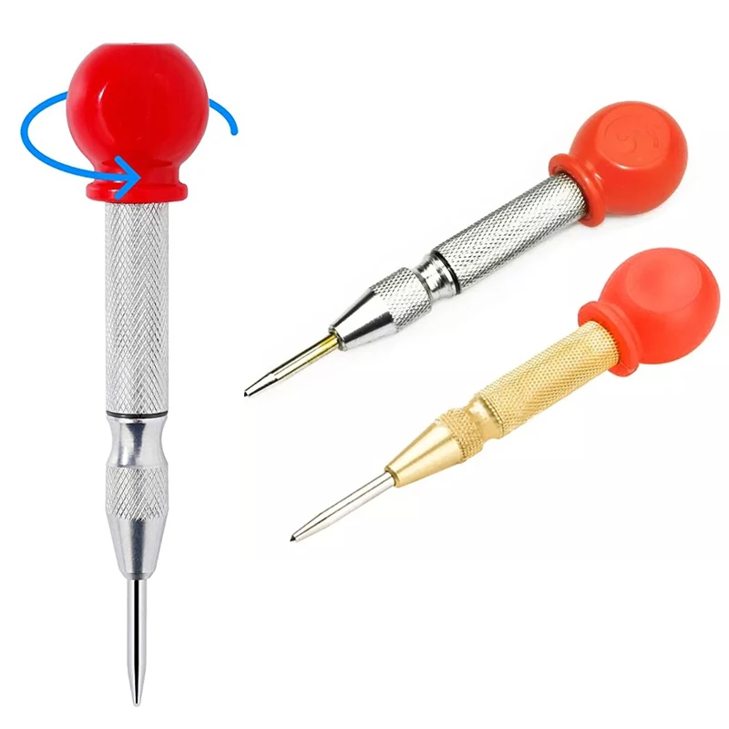 Automatic spring locator marker punches starting hole marker firing pin window breaker woodworking marker centre steel drill