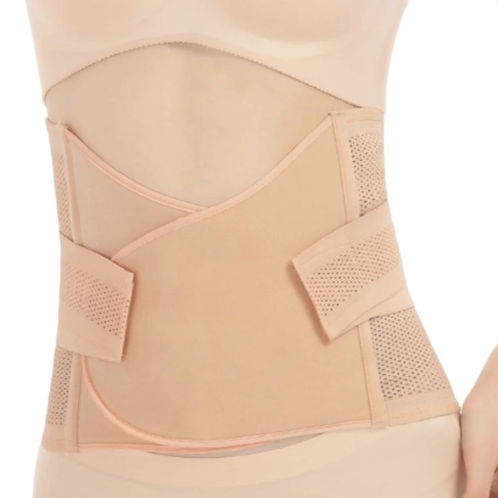 

Fashion Thin Postpartum Body Shaper Belt Stickable Seamless Women Girdle Belt Adjustable Breathable Waist Trainer Female