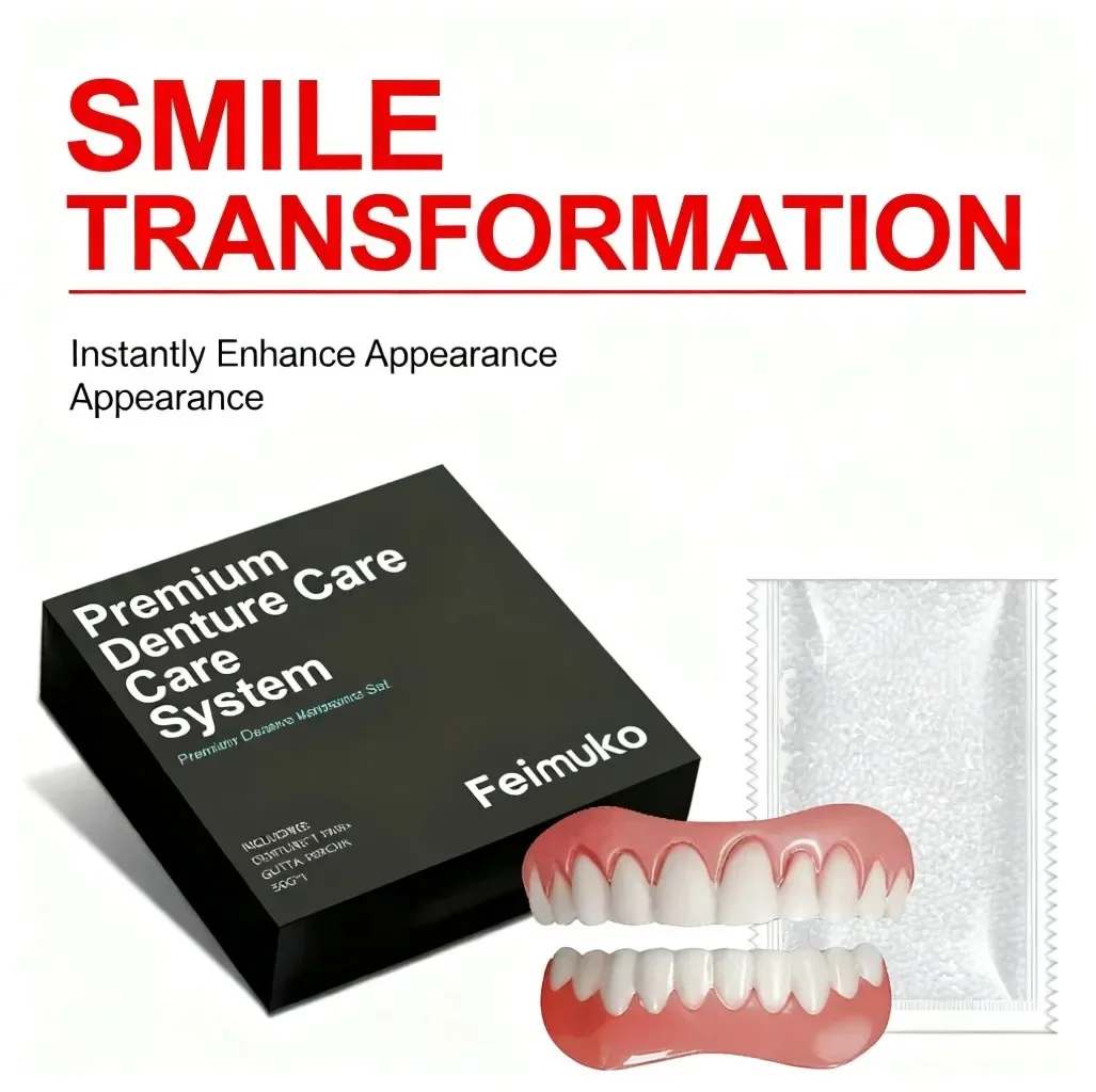

Silicone Kit Denture Silicone Liners Soft Denture Kit Soft Denture Kit Teeth Upper And Lower Set Easy Use Dental Care