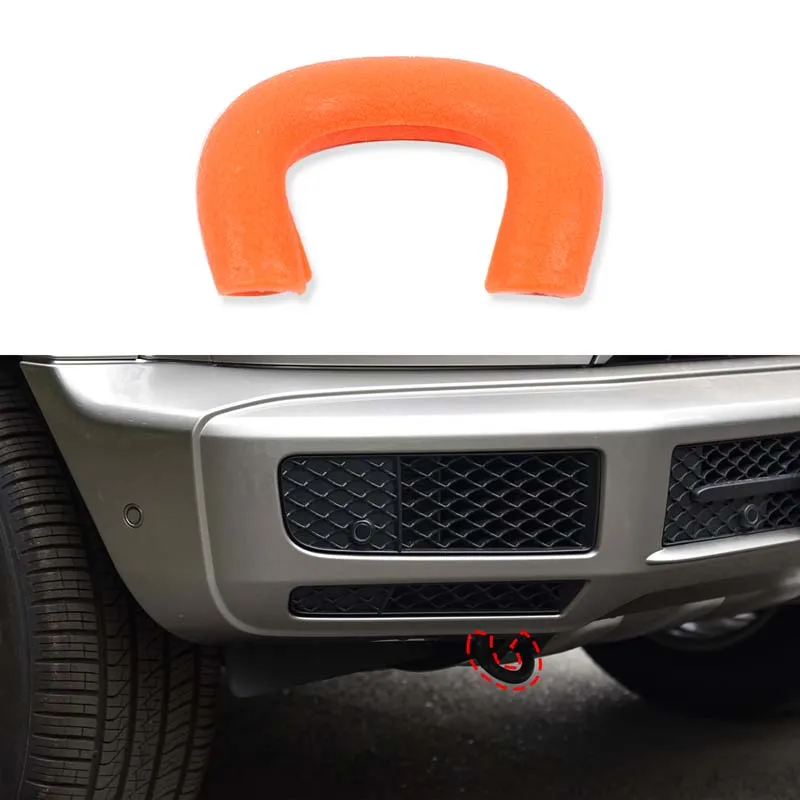 

Car Front Bumper Tow Trailer Towing Bars Hook Protective Cover Car Accessories For Mercedes Benz G Class W463A W465 2019-2026