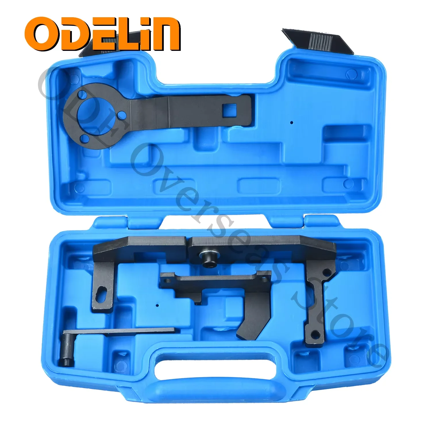 Set di 4 utensili per bloccare il camme del motore, per motori a benzina, compatibile con Citroen C3, C4, Peugeot 108, 208, 2008, 308, 1.0, 1.2 VTI.
