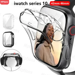 TPU Screen Protector Case for Apple Watch Series 10 42mm 46mm Full Bumper Cover Iwatch S10 46mm 42mm Accessories