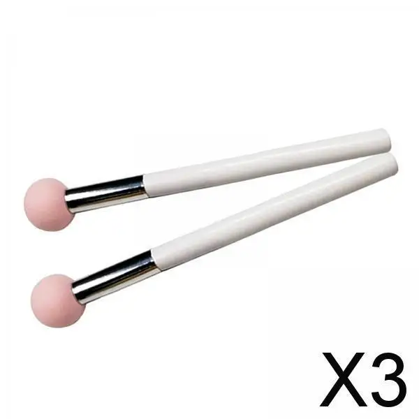 3x2x Concealer Sponsborstel Onder Oog Concealer Borstel Voor Vloeibare Foundation