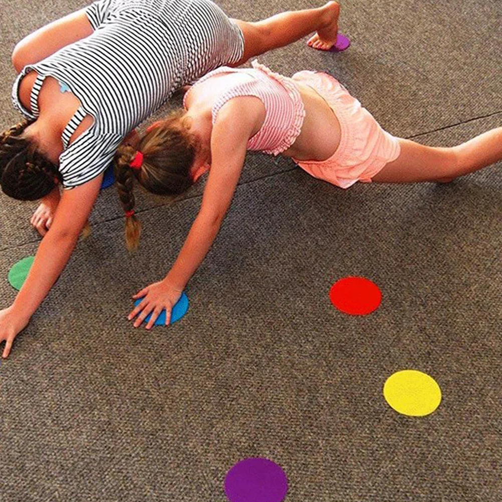 

30Pcs Education Carpet Markers Nylon Round Stickers Classroom Kindergarten Kids Game Spots Teaching Supplies