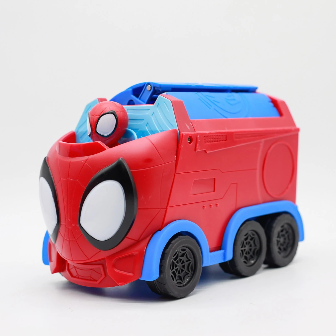 マーベル スパイダーマン スパイディと彼の素晴らしい仲間たち ウェブスピニングホーラー アクションフィギュア 変形車両モデルおもちゃ 子供向けギフト