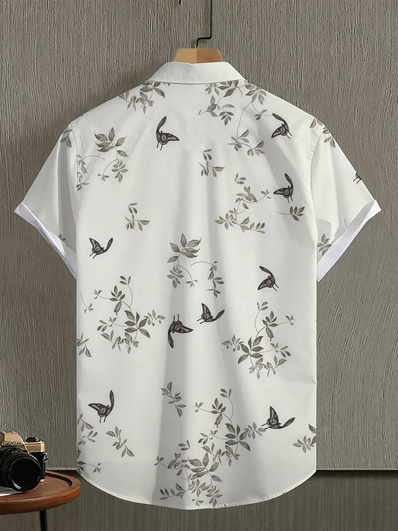 

Men's Artistic Short Sleeve Shirt Fashion Casual New Choice Summer Wear Elegant Atmosphere Smart Casual Style