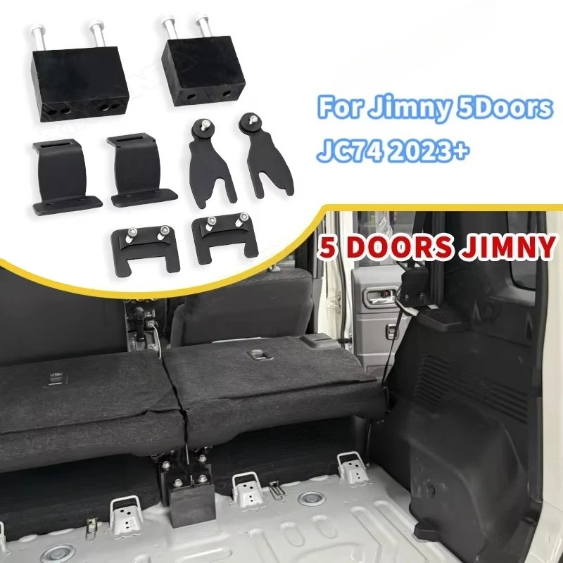 For Suzuki  JB74/JC74 5-Door Accessories Rear Seat Fold Flat Bracket Kit, Full Flat Conversion for Car Camping and Storage