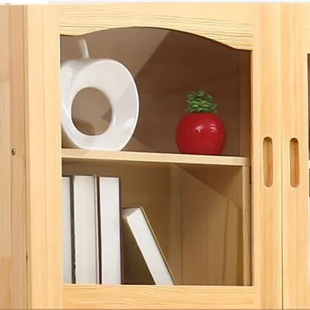 مكتب وكرسي كمبيوتر بسيط من الخشب الصلب مع رف كتب مكتبي، تصميم حديث لتعلم وكتابة الأطفال