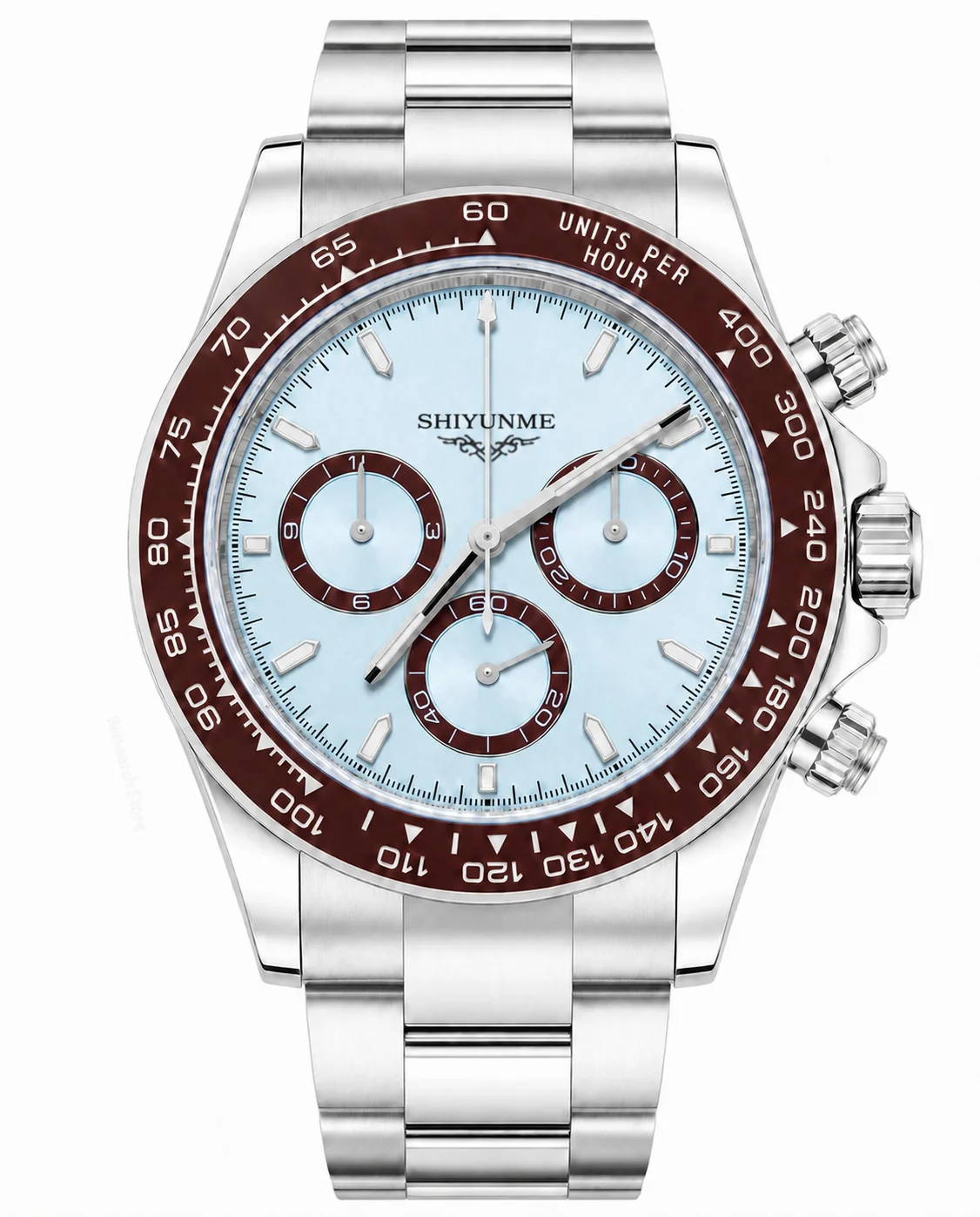 40mm 904L Stainless Steel Automatic Mechanical Men's Watch Dial Collection: World Time, Full Functionality
