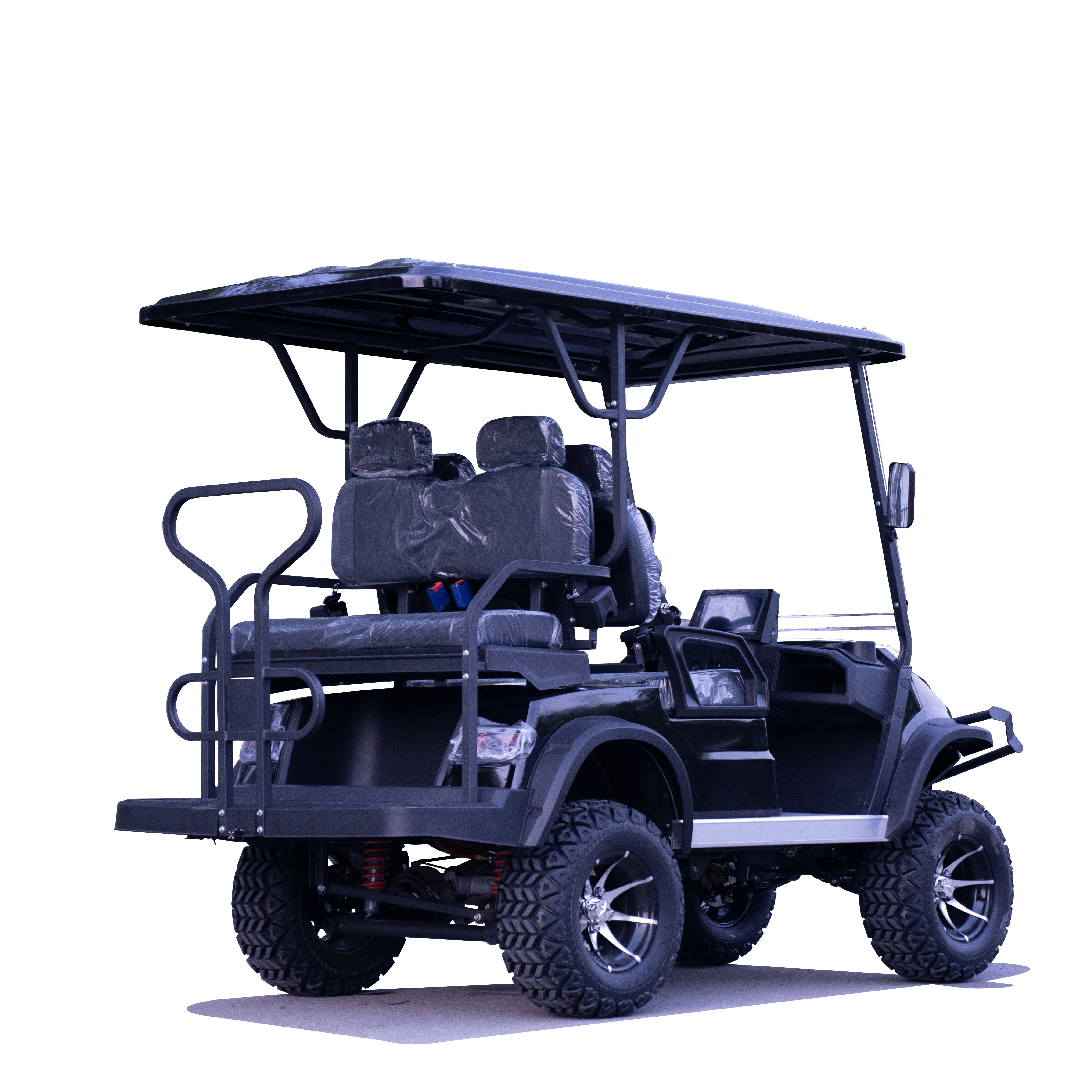 أفضل البائعين سيارة مخصصة 4 مقاعد الصيد عربة جولف سيارة جولف كهربائية عربة جولف على الطرق الوعرة نادي العربة #1