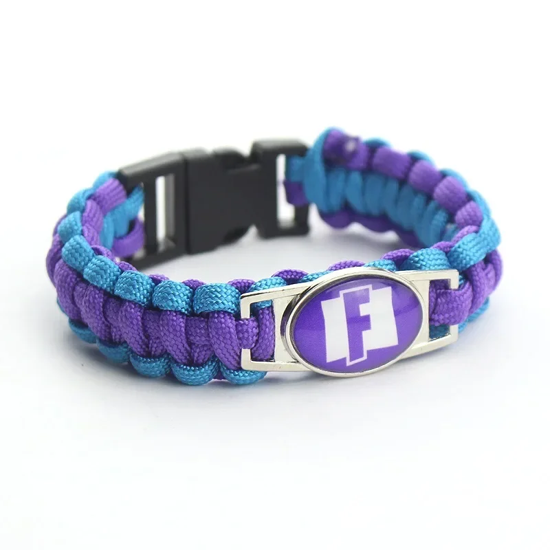 Fortnite Bracelet Game Woven Adjustable Elastic Wristband Fashion Men Women Jewelry Charms Vintage Decoration Bracelet Gifts