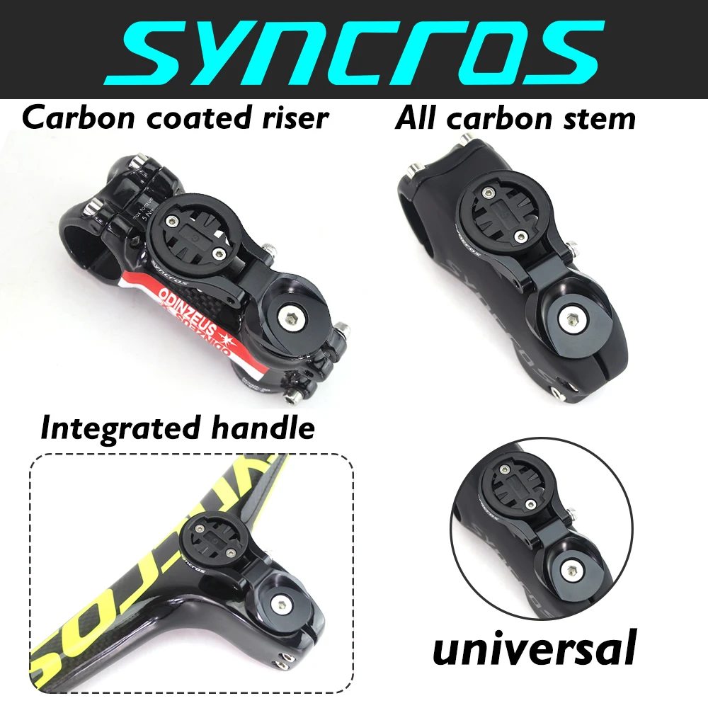 

Syncros Bike Integrated Handle Top Cover Adjustable Computer Stand for Wahoo/Bryton/CAT EYE Bicycle Code Table Garmin Stand