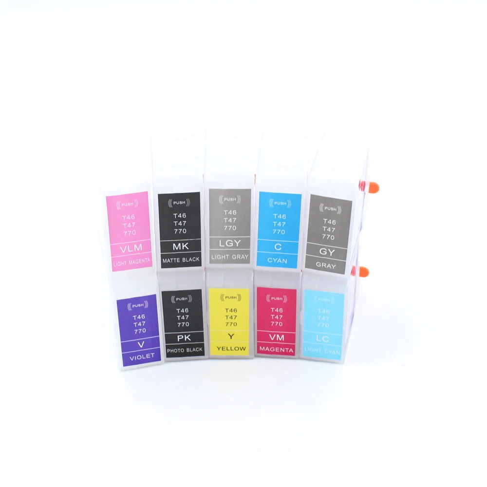 

T46S T47A 10 PCS x Ink Cartridg NO Chip For EPSON SC-P700 SC-P900 SC-P703 SC-P704 SC-P706 SC-P708 SC-P903 SC-P904 SC-P906