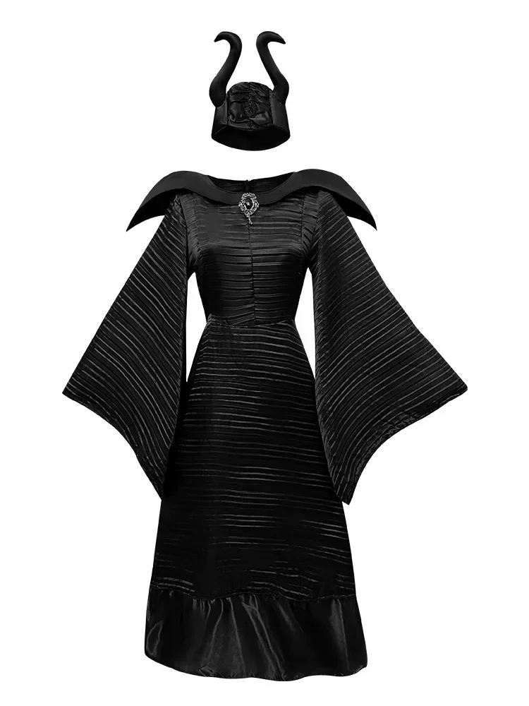 Black Witch Costume Halloween Party Show Costume Export Game Uniform Maleficent Anime Cosplay Halloween Costumes for Women
