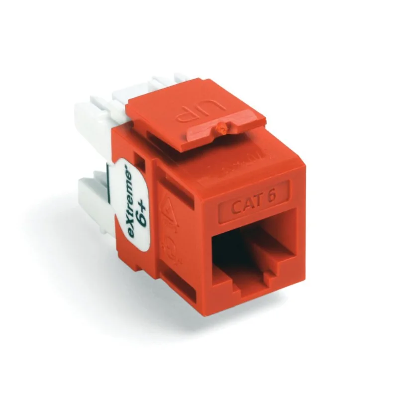 Connecteur QuickPort Extreme 6+, CAT 6, 25 pièces (paquet de 1), 61110-BO6, Orange