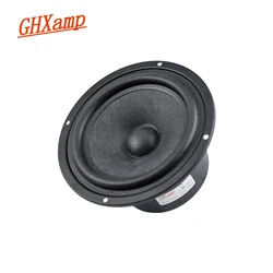 GHXAMP 5 inch 147MM Midrange Speaker HIFI Pure Mid Loudspeaker Wool + linen paper Cone Vocal Authentic 4ohm 25W 67Hz-10KHz 1PC