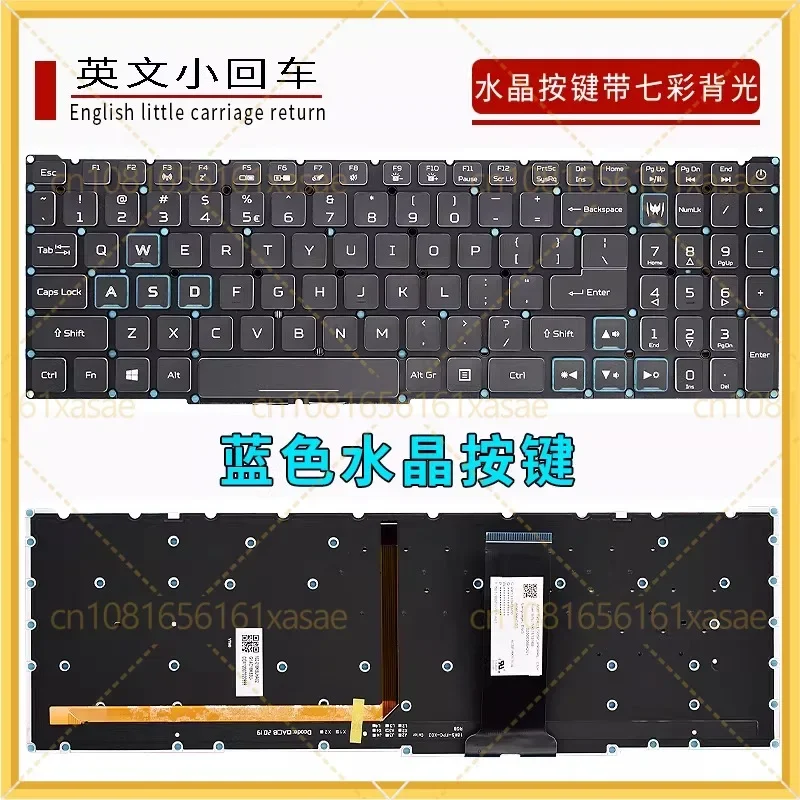 Laptop Keyboard For Acer AN515-54/55/43 AN715-51 N18C3 N18C4 N18I2 N18I3 New