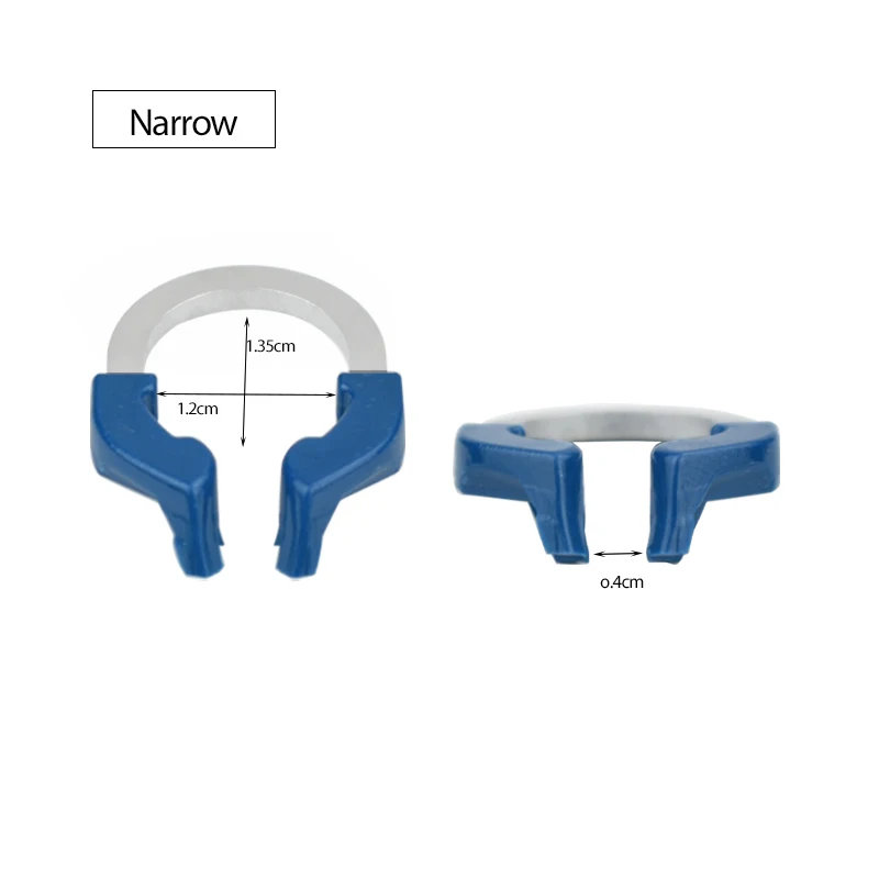 Bandas de matriz Dental seccionales contorneadas sistema V3, abrazadera de anillo de sujeción de titanio estrecho, ajuste de recarga de Matrice de Metal