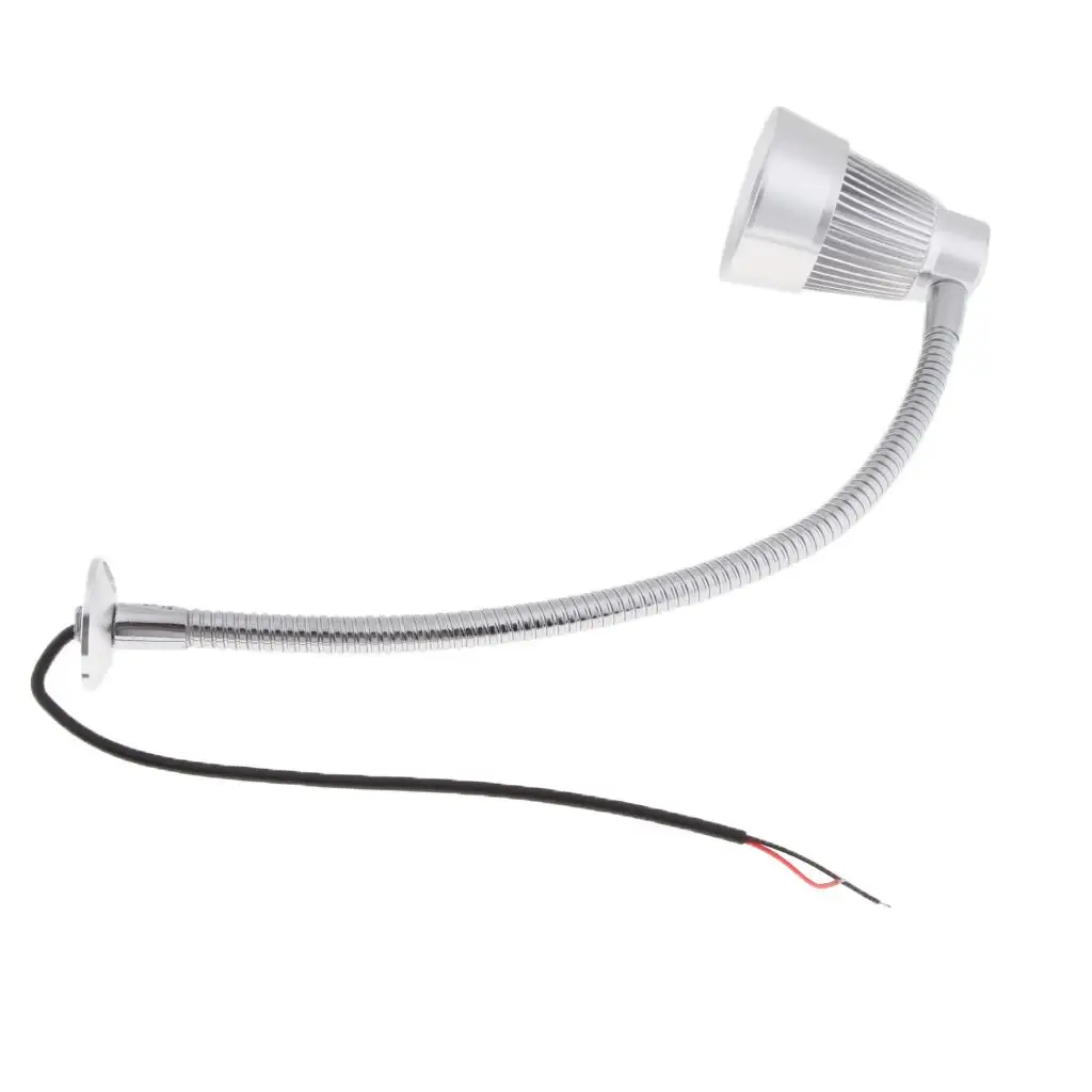 

Гибкая светодиодная лампа-настольная лампа с гибким штативом для чтения и освещения карт, металлическая, для спальни, прикроватной тумбочки, клуба, отеля