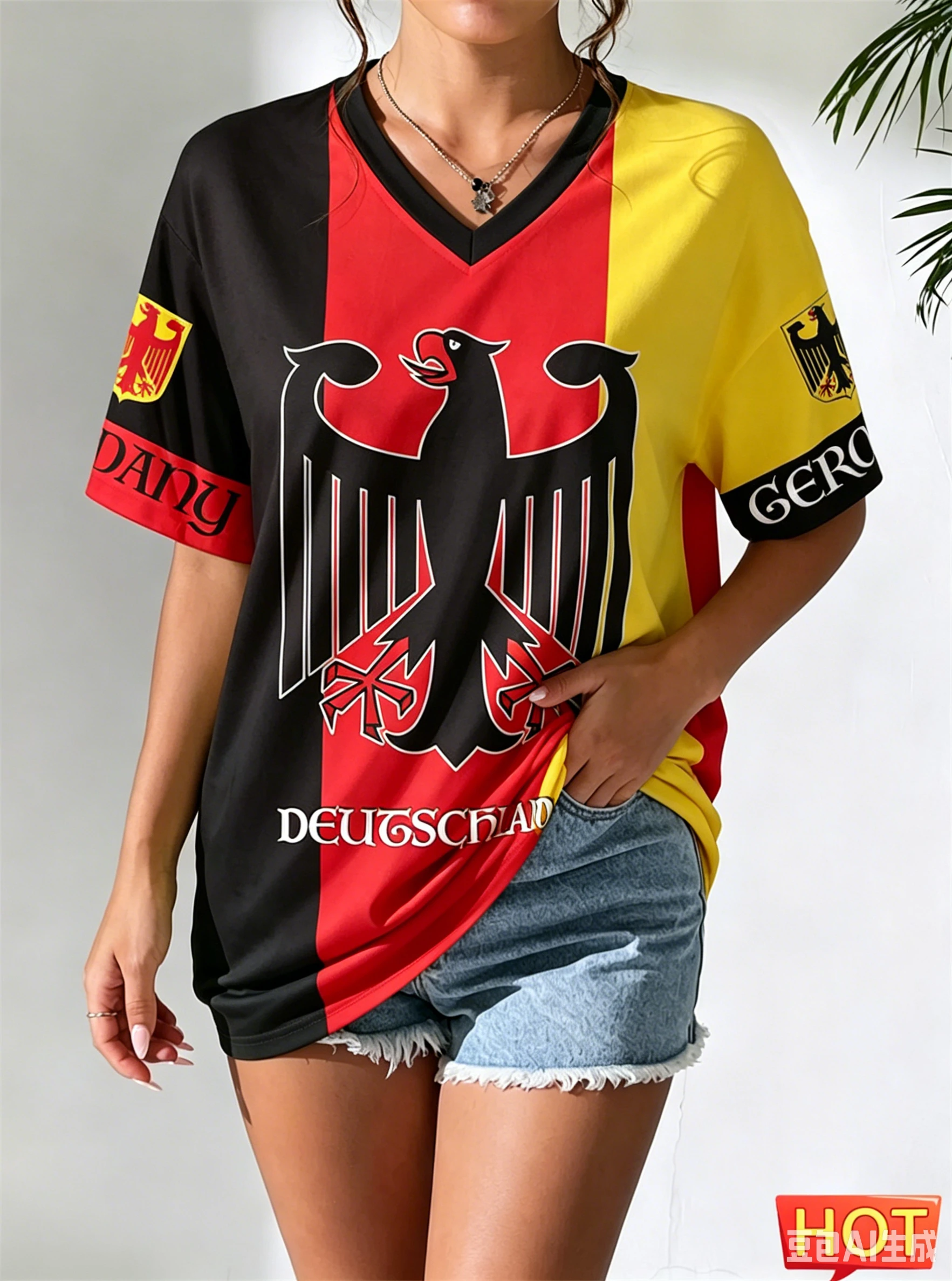 T-shirt da donna con stampa de - Street Fashion Germany recensione e prezzo