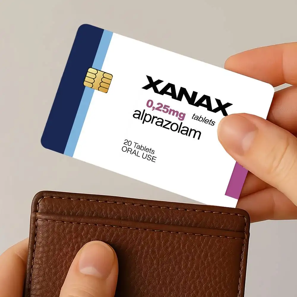Fun X-XANAXS Happy Pills Credit Card Decorative Card Stickers Suitable For Bank Cards Metro Transit Anti-scratch Gift 4PCS