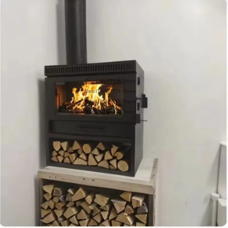 Wood Burning Fireplace - Authentic Flame Heating for Home & Cabin Decor