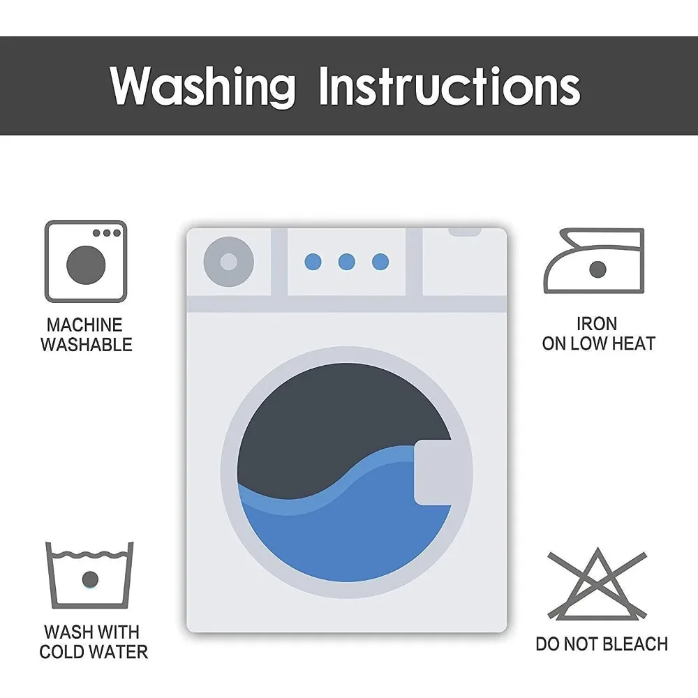 Blackout Thermal Insulated Curtains with Ring Hooks, Energy Saving Solid Polyester Window Treatment Panels