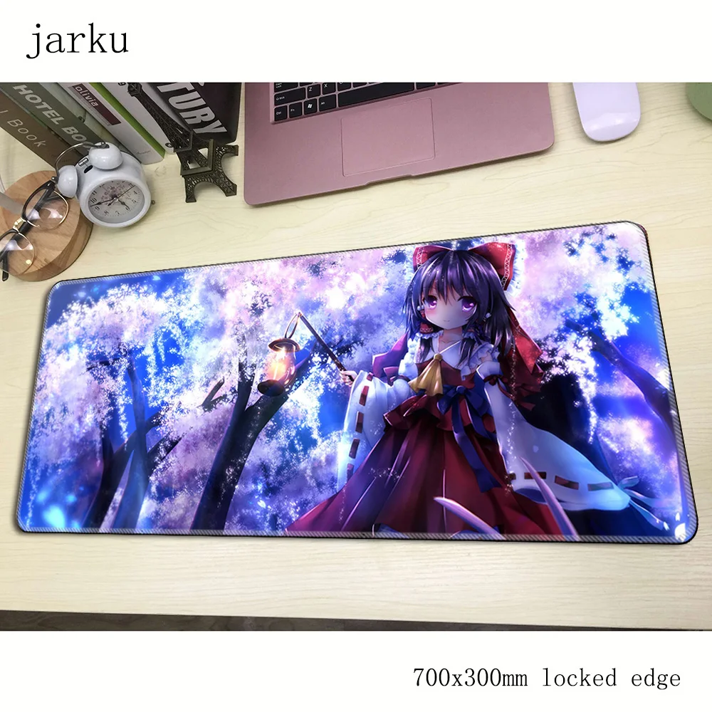 Reimu Hakurei Large Mouse Pad Girl Cosplay Cat Mouse Pad Gamer Keyboard Laptop Mat Gaming Mouse Pad Mousepad Creative Carpet Rug