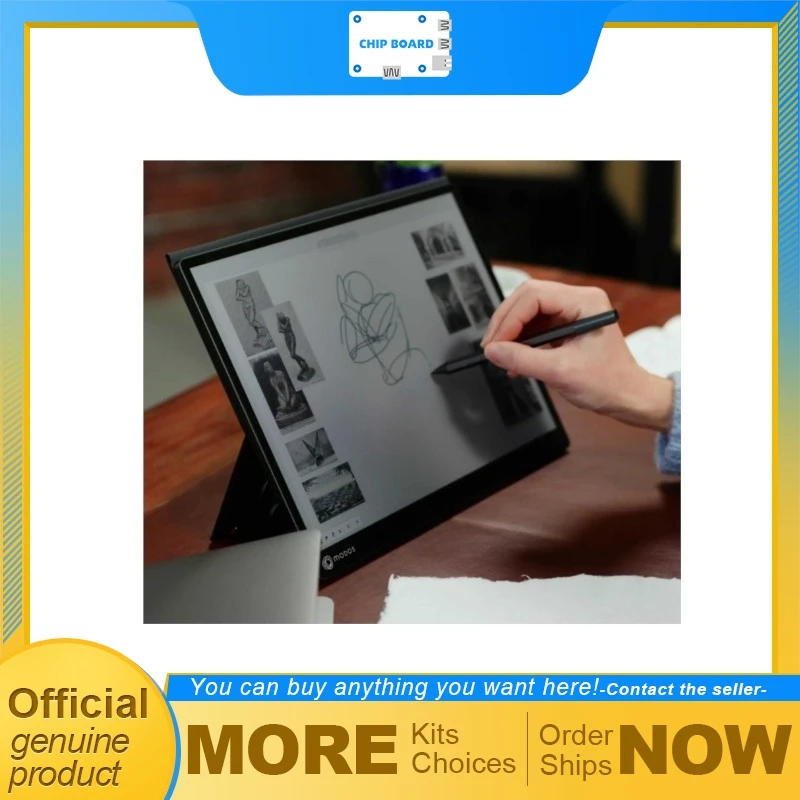 CrowdSupply paper-like monitor for reading, writing, focused work, e-ink style low eye strain display