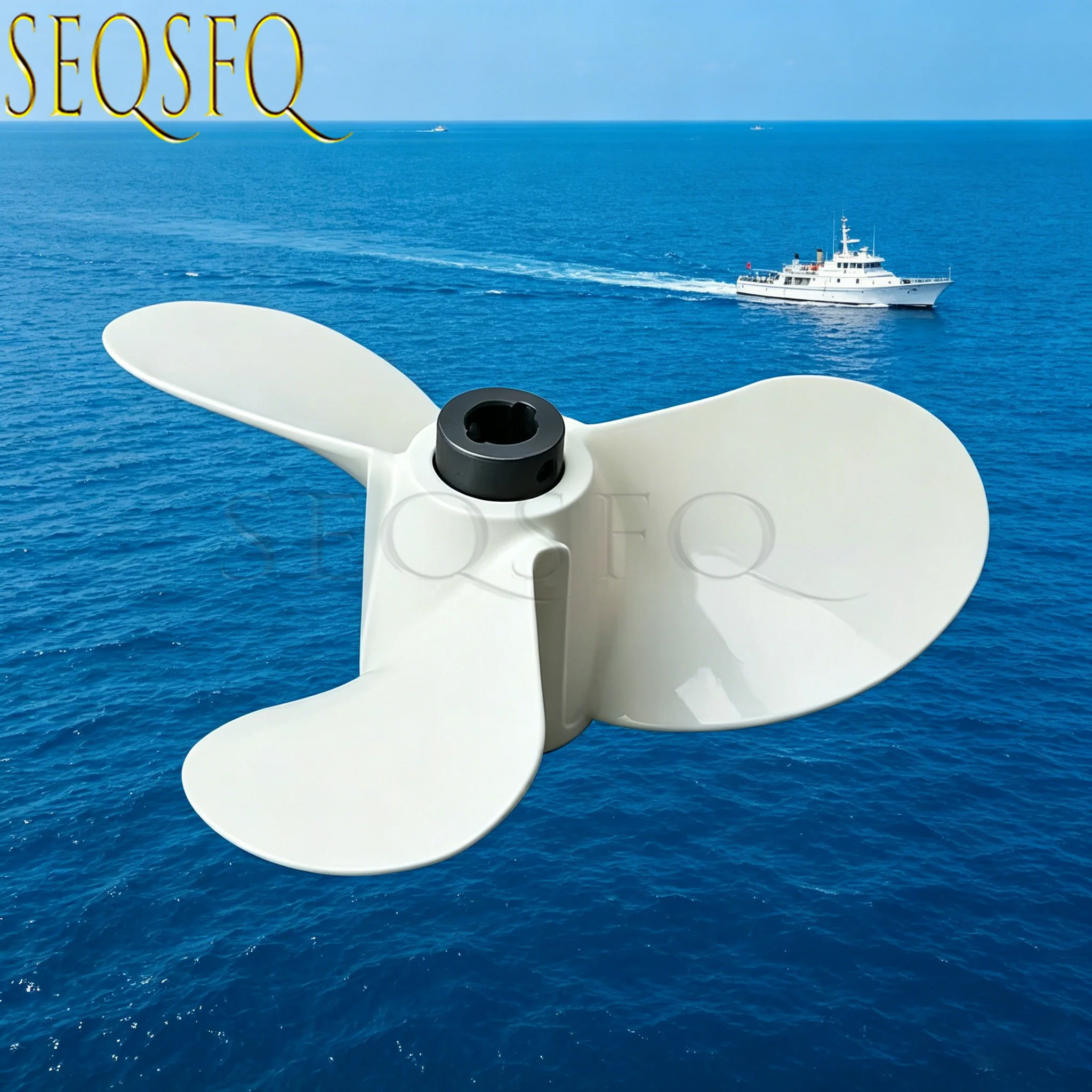 

Propeller 11 3/4X10 676-45945 for Yamaha Outboard Motor 40HP Aluminum 3 Blades Pin Drive Spline RH 676-45945-62 676-45945-62-EL